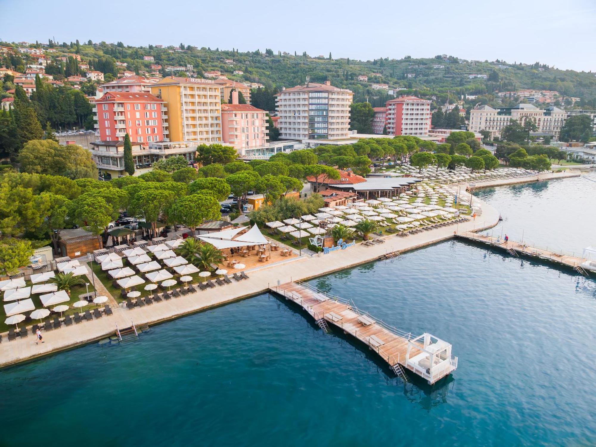 Hotel Slovenija - Terme & Wellness Lifeclass Portorož Exterior foto View of Port of Ohrid